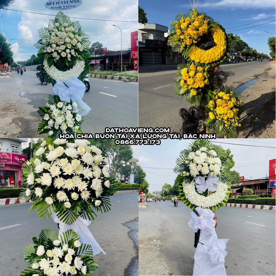 Mẫu hoa chia buồn tham khảo tại Xã Lương Tài, Bắc Ninh