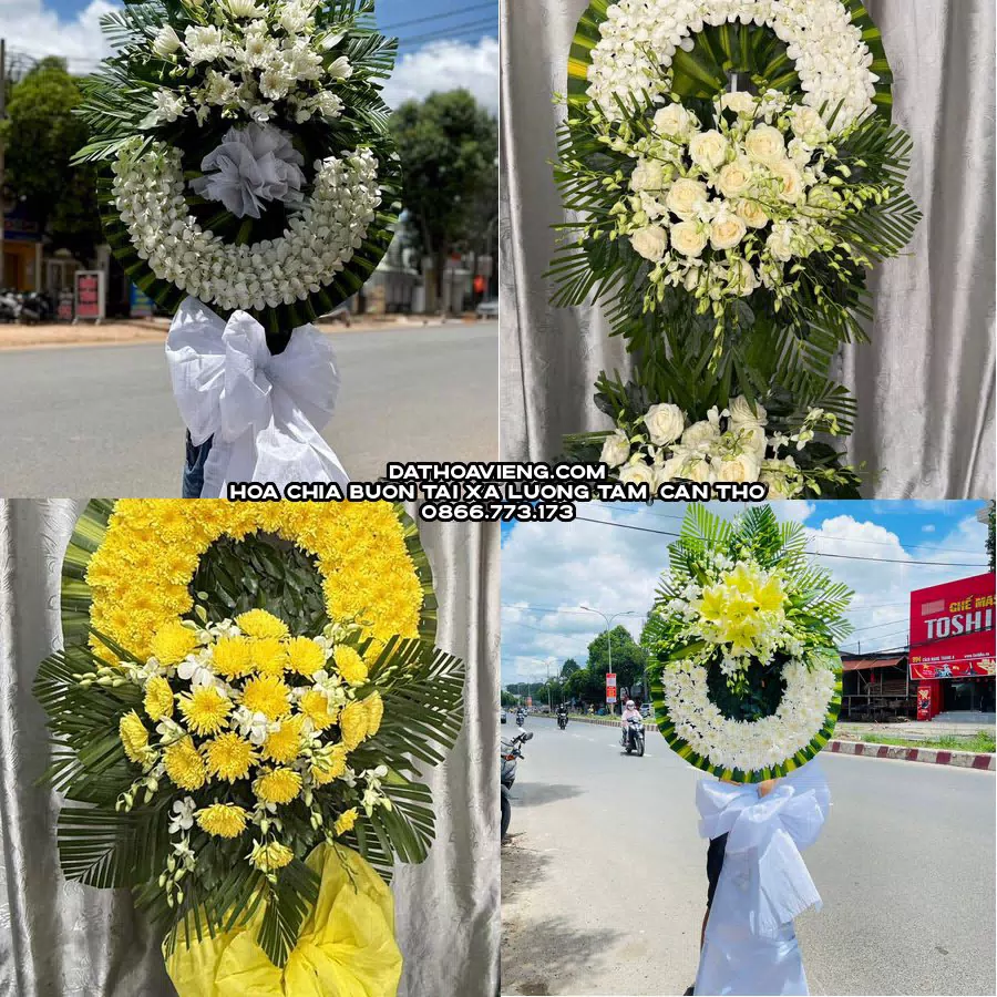 Mẫu hoa chia buồn tham khảo tại Xã Lương Tâm, Cần Thơ