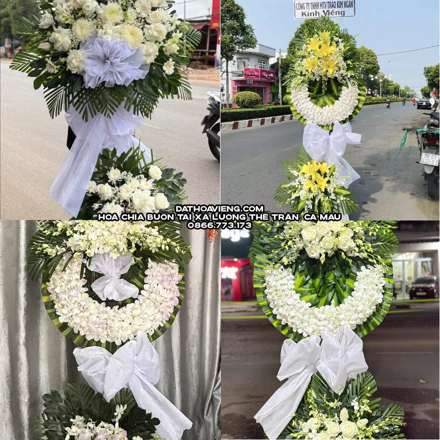 Mẫu hoa chia buồn tham khảo tại Xã Lương Thế Trân, Cà Mau