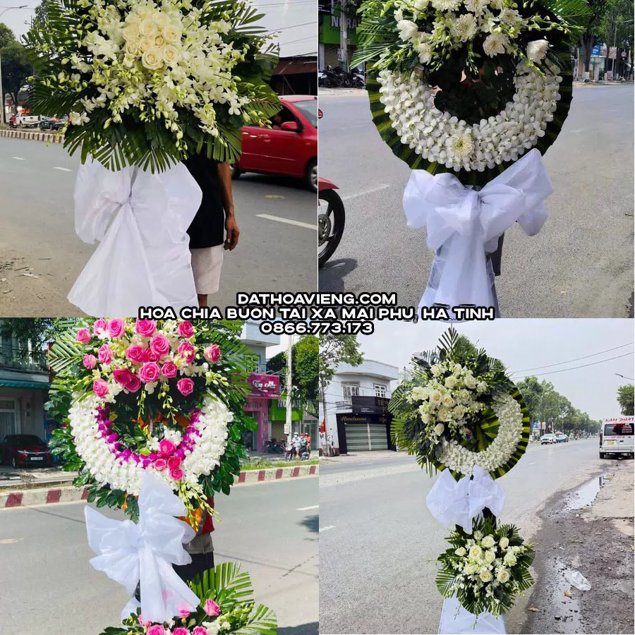 Mẫu hoa chia buồn tham khảo tại Xã Mai Phụ, Hà Tĩnh