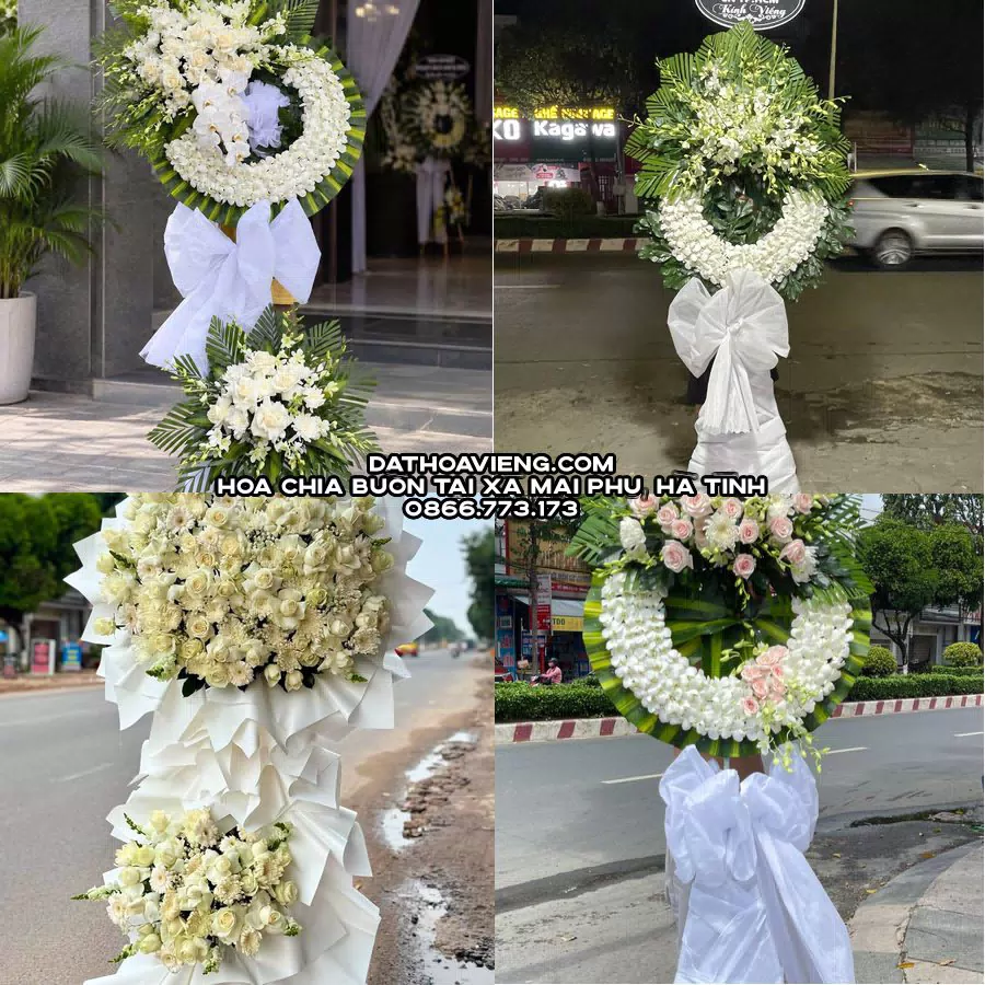 Mẫu hoa chia buồn tham khảo tại Xã Mai Phụ, Hà Tĩnh