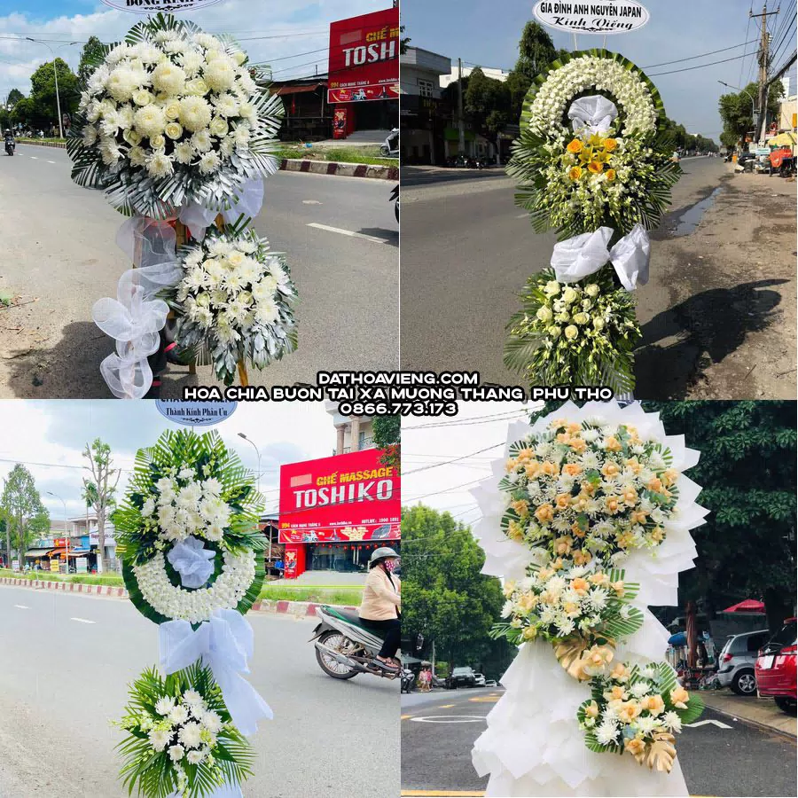 Mẫu hoa chia buồn tham khảo tại Xã Mường Thàng, Phú Thọ