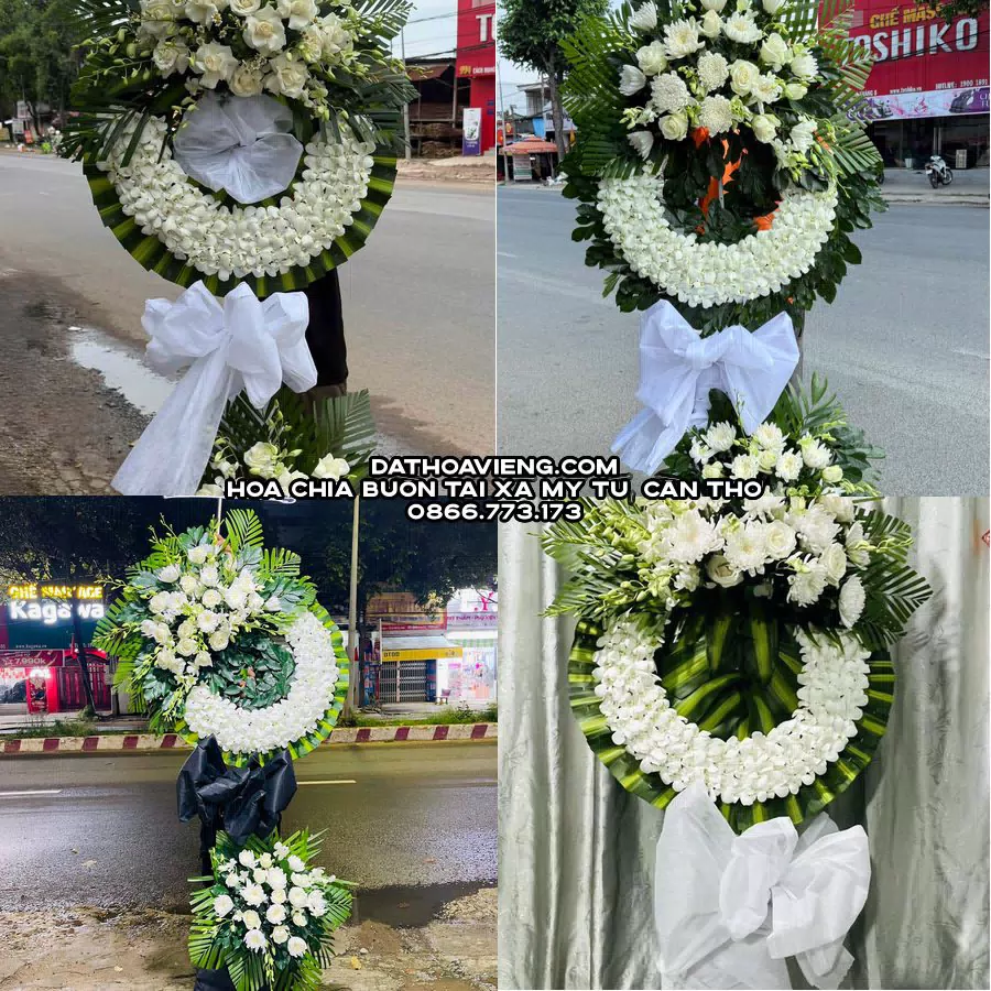 Mẫu hoa chia buồn tham khảo tại Xã Mỹ Tú, Cần Thơ