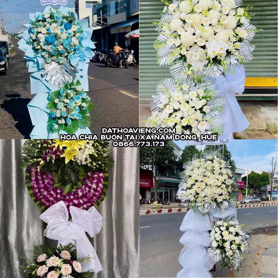 Mẫu hoa chia buồn tham khảo tại Xã Nam Đông, Huế