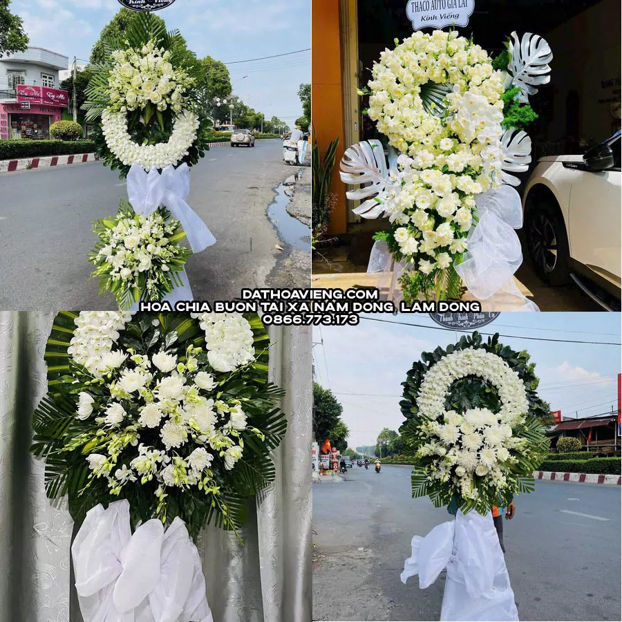 Mẫu hoa chia buồn tham khảo tại Xã Nam Dong, Lâm Đồng