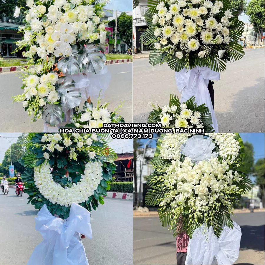 Mẫu hoa chia buồn tham khảo tại Xã Nam Dương, Bắc Ninh