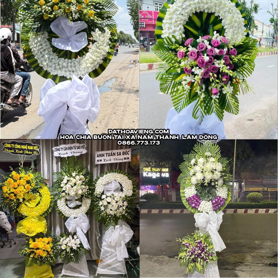 Mẫu hoa chia buồn tham khảo tại Xã Nam Thành, Lâm Đồng