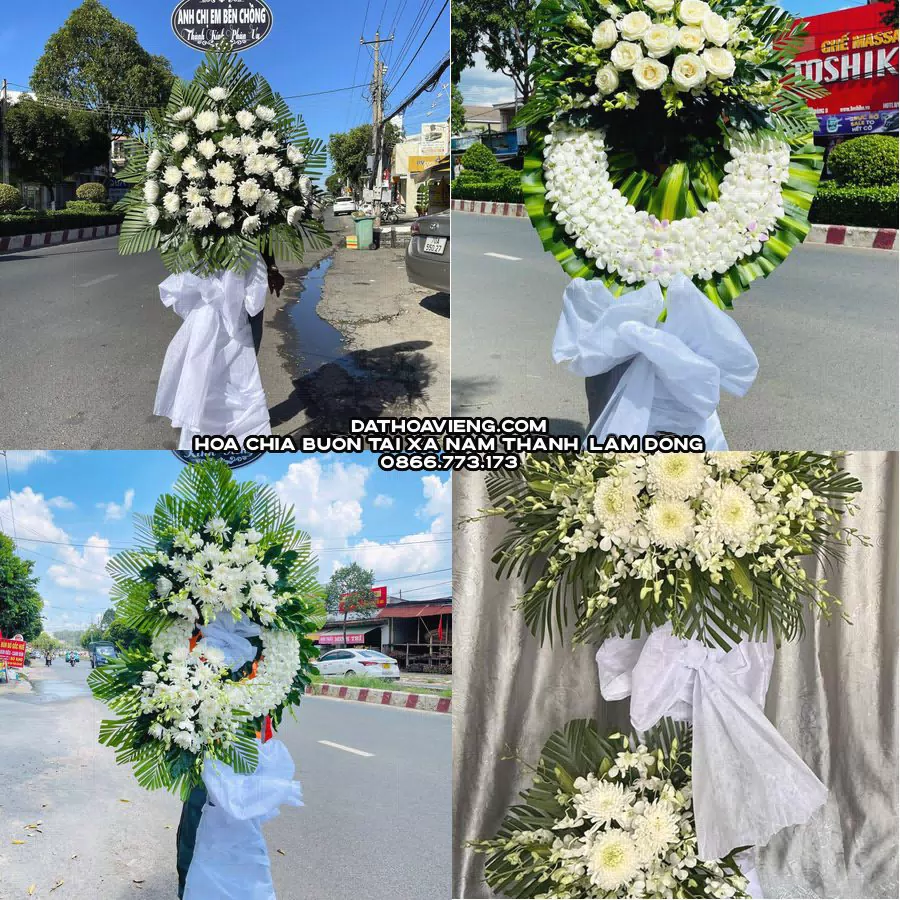Mẫu hoa chia buồn tham khảo tại Xã Nam Thành, Lâm Đồng