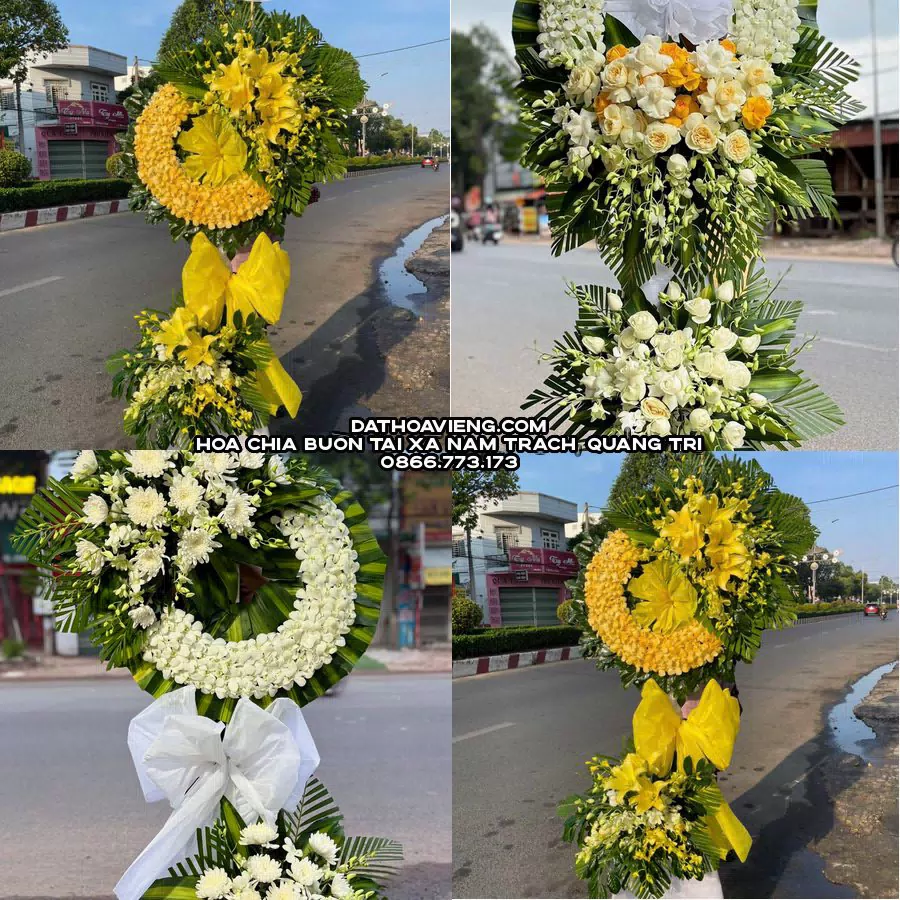 Mẫu hoa chia buồn tham khảo tại Xã Nam Trạch, Quảng Trị