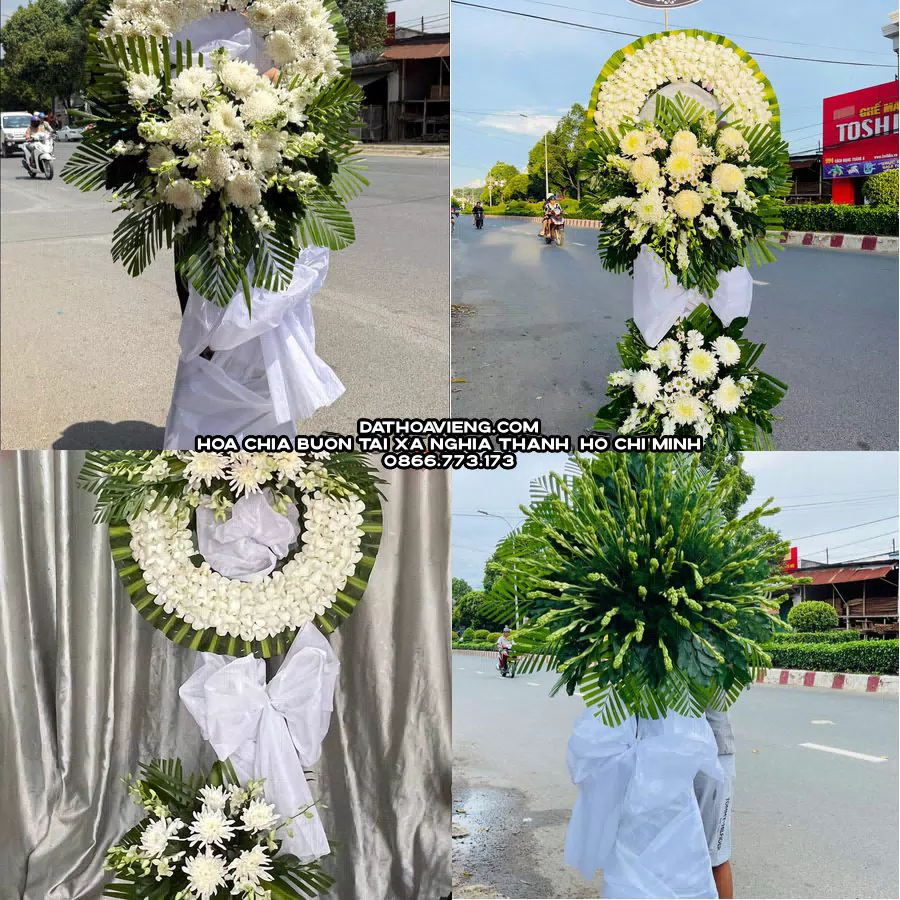 Mẫu hoa chia buồn tham khảo tại Xã Nghĩa Thành, Hồ Chí Minh