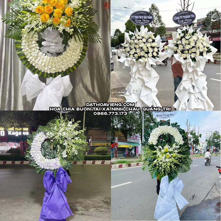 Mẫu hoa chia buồn tham khảo tại Xã Ninh Châu, Quảng Trị