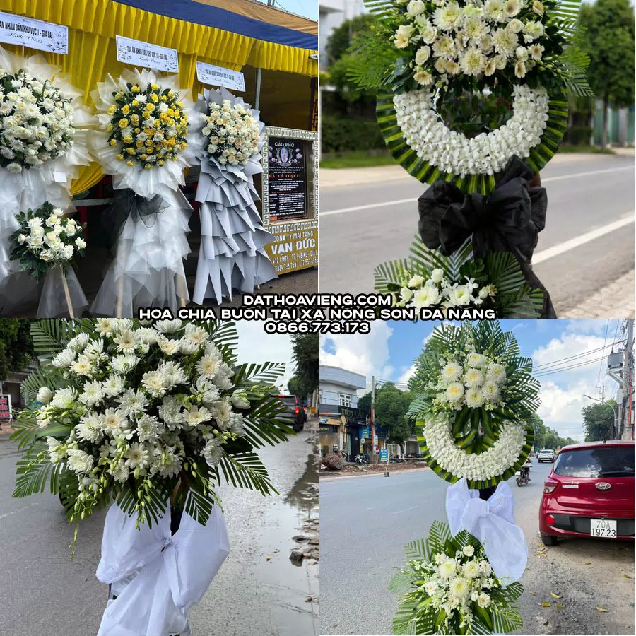 Mẫu hoa chia buồn tham khảo tại Xã Nông Sơn, Đà Nẵng