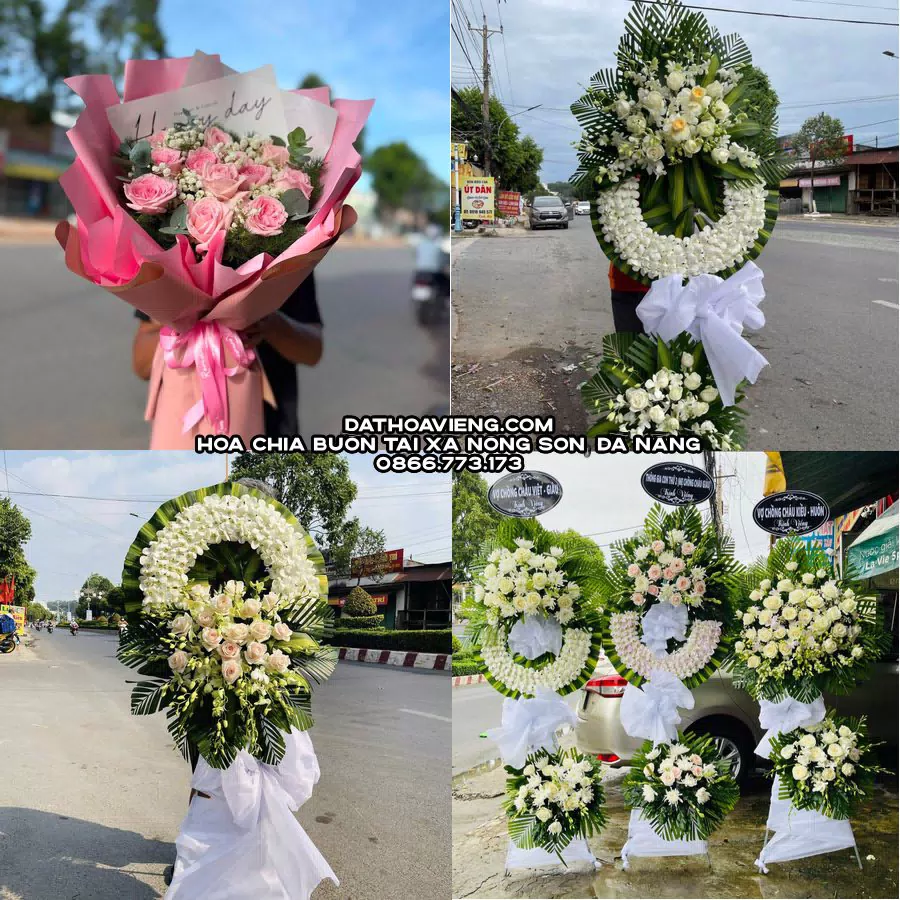Mẫu hoa chia buồn tham khảo tại Xã Nông Sơn, Đà Nẵng
