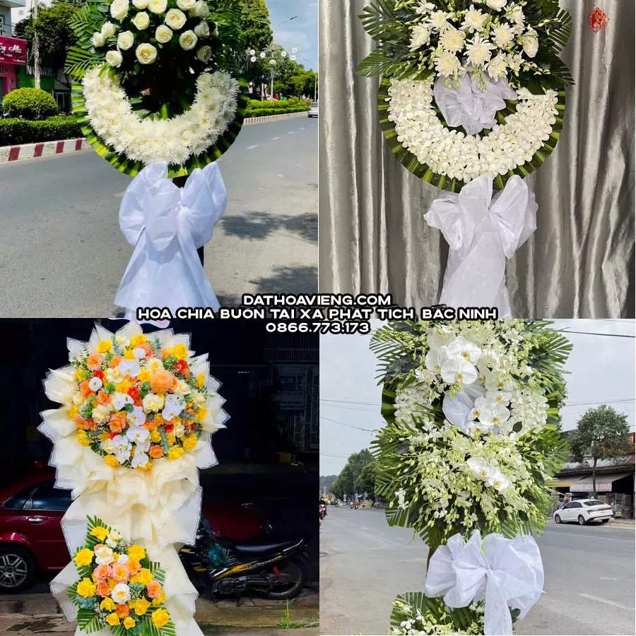 Mẫu hoa chia buồn tham khảo tại Xã Phật Tích, Bắc Ninh