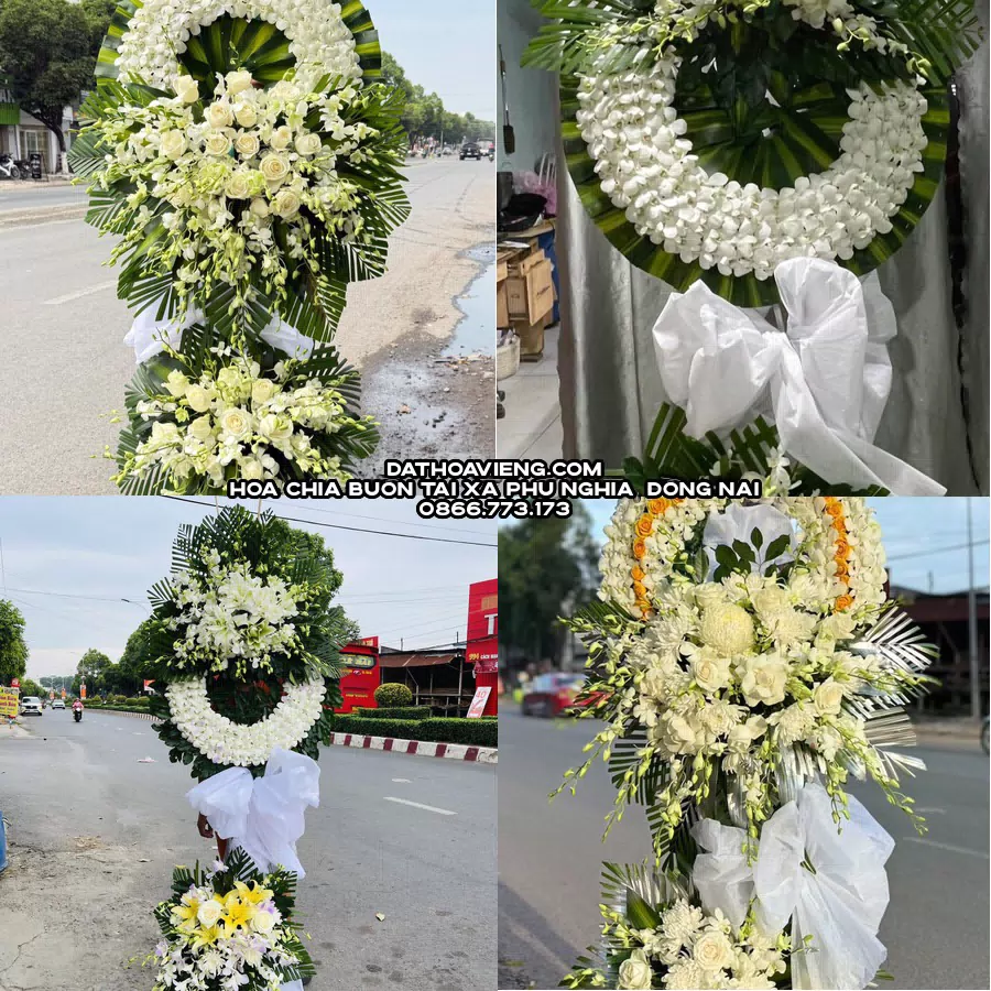 Mẫu hoa chia buồn tham khảo tại Xã Phú Nghĩa, Đồng Nai