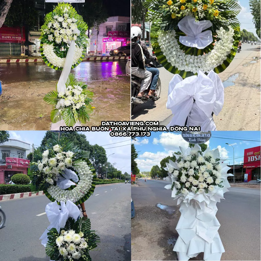 Mẫu hoa chia buồn tham khảo tại Xã Phú Nghĩa, Đồng Nai