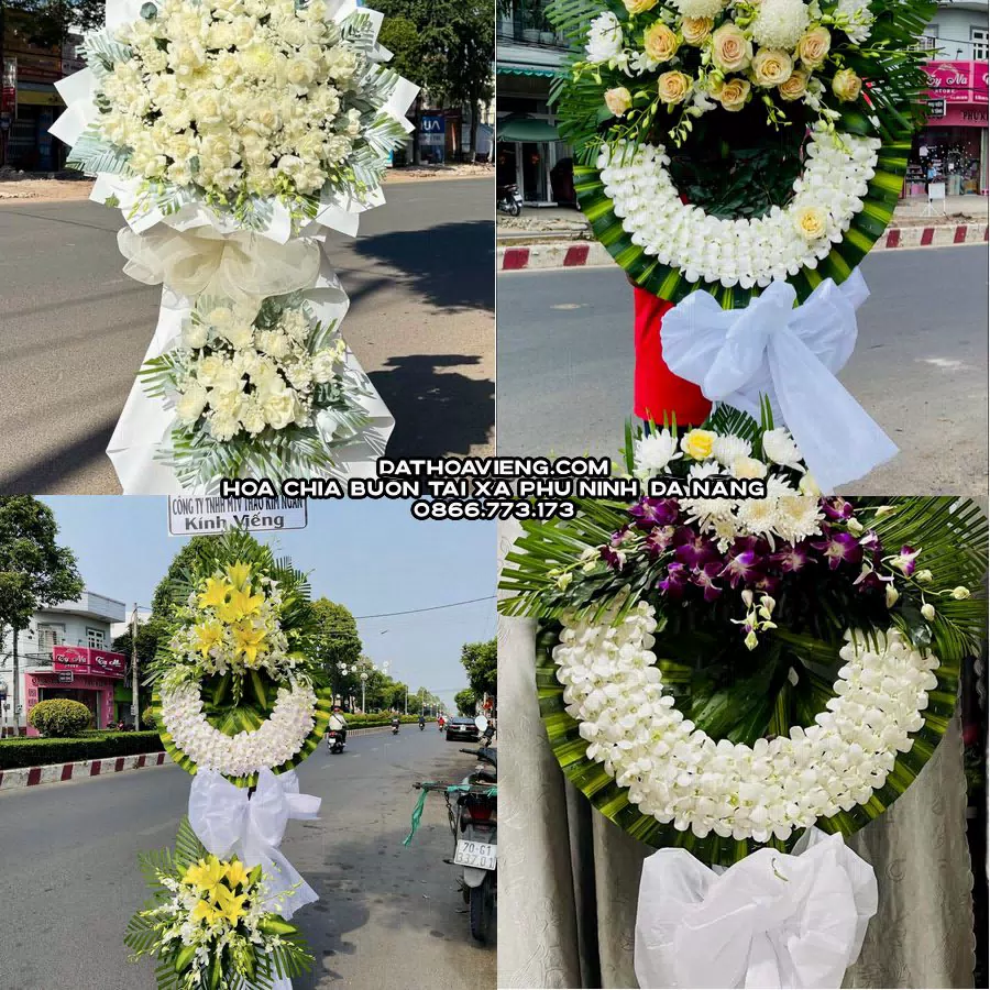 Mẫu hoa chia buồn tham khảo tại Xã Phú Ninh, Đà Nẵng