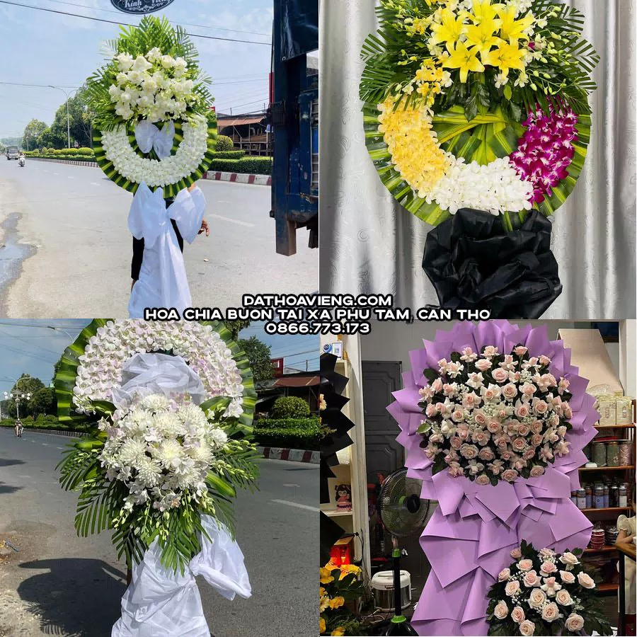Mẫu hoa chia buồn tham khảo tại Xã Phú Tâm, Cần Thơ