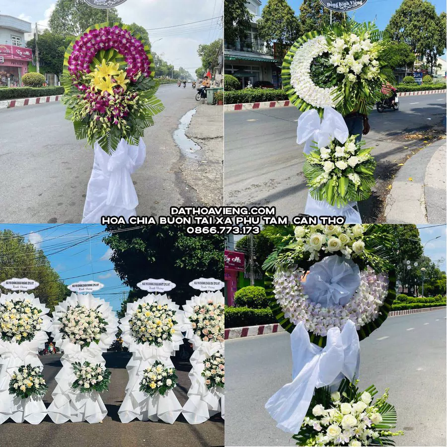 Mẫu hoa chia buồn tham khảo tại Xã Phú Tâm, Cần Thơ