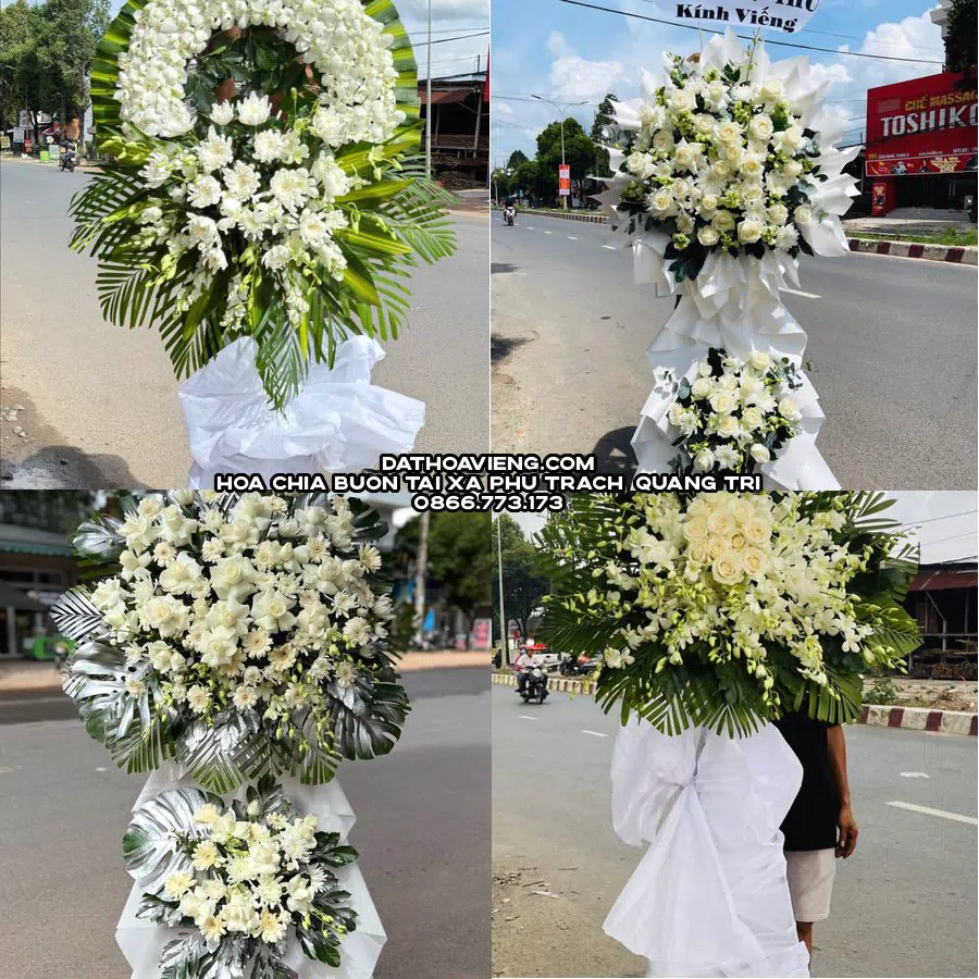 Mẫu hoa chia buồn tham khảo tại Xã Phú Trạch, Quảng Trị