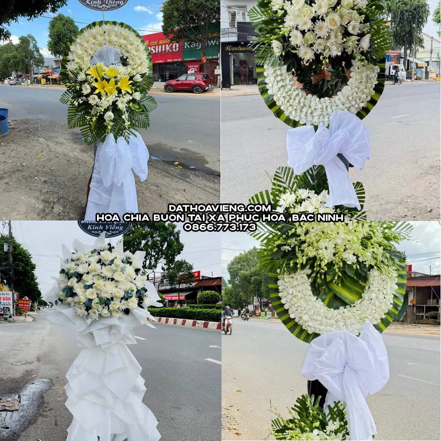 Mẫu hoa chia buồn tham khảo tại Xã Phúc Hòa, Bắc Ninh