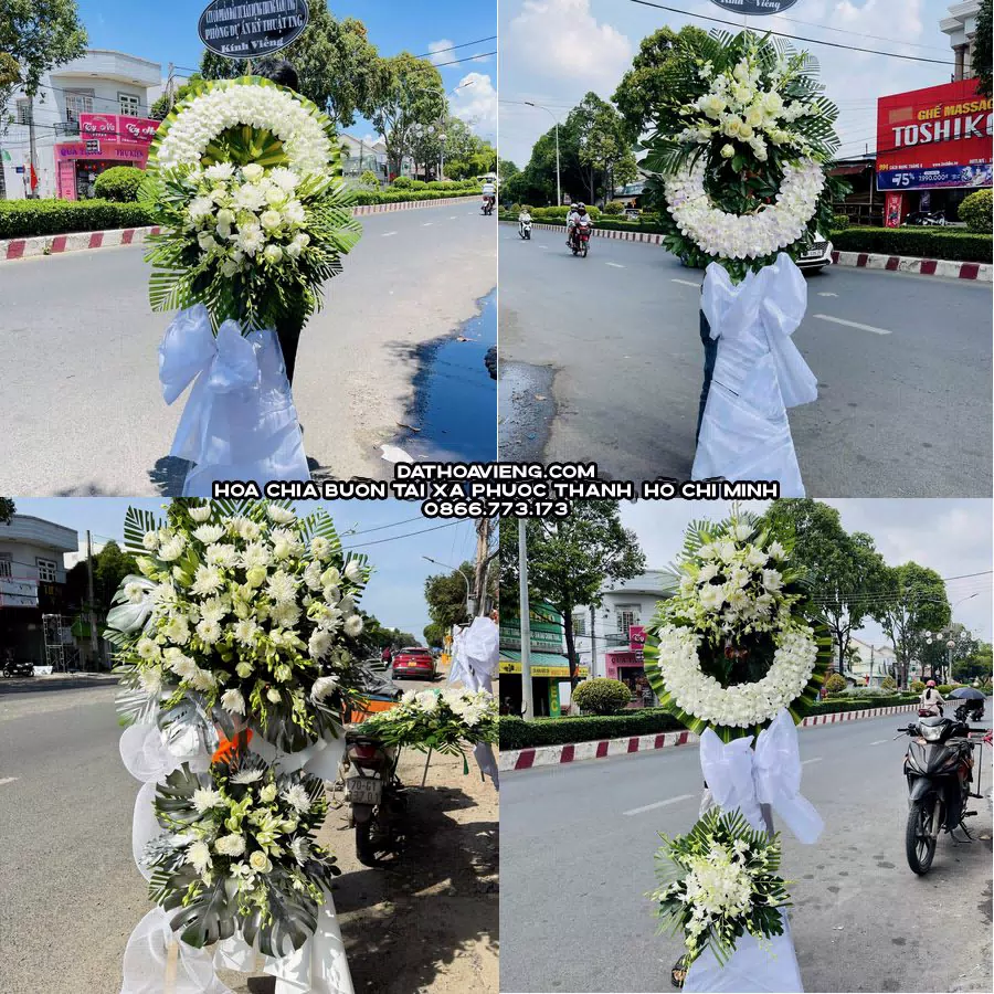 Mẫu hoa chia buồn tham khảo tại Xã Phước Thành, Hồ Chí Minh