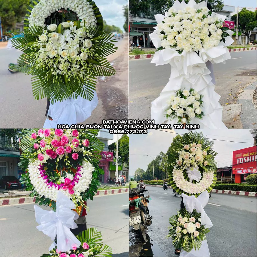 Mẫu hoa chia buồn tham khảo tại Xã Phước Vĩnh Tây, Tây Ninh