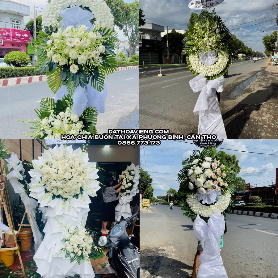 Mẫu hoa chia buồn tham khảo tại Xã Phương Bình, Cần Thơ