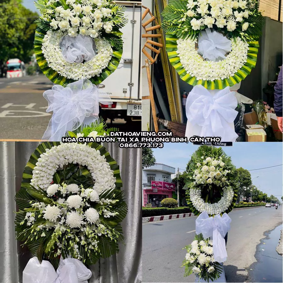 Mẫu hoa chia buồn tham khảo tại Xã Phương Bình, Cần Thơ