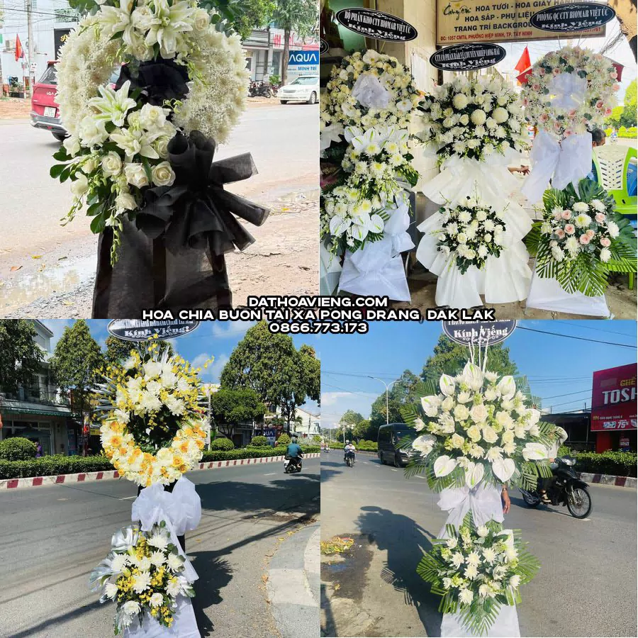Mẫu hoa chia buồn tham khảo tại Xã Pơng Drang, Đắk Lắk