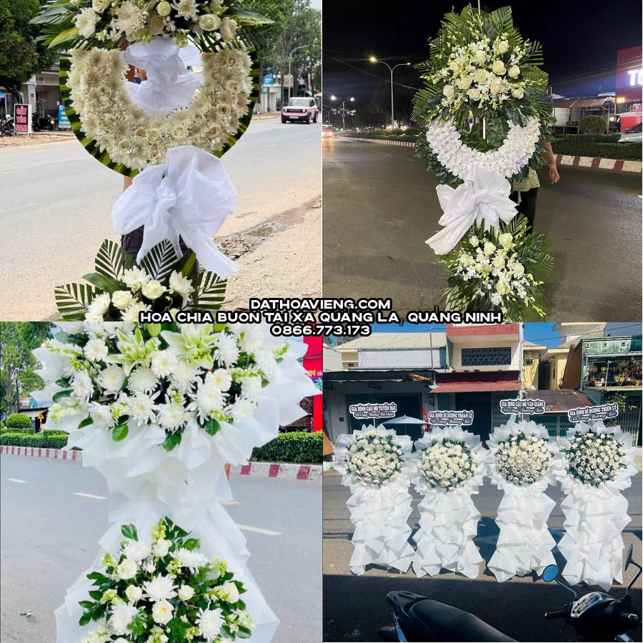 Mẫu hoa chia buồn tham khảo tại Xã Quảng La, Quảng Ninh