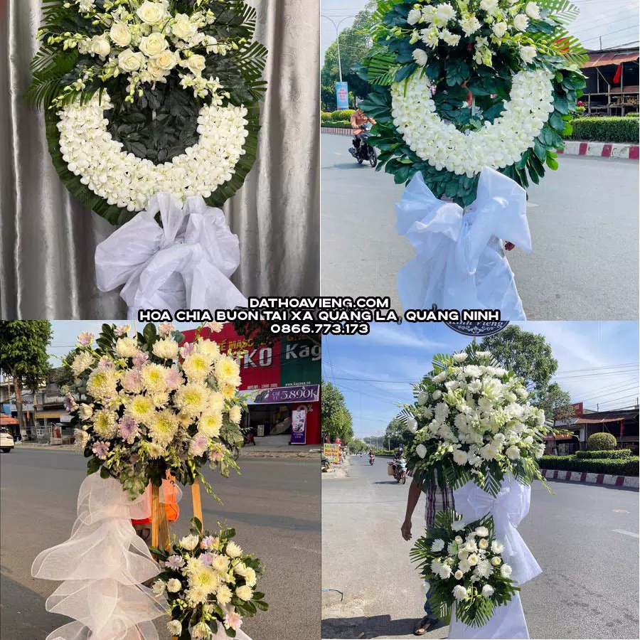 Mẫu hoa chia buồn tham khảo tại Xã Quảng La, Quảng Ninh
