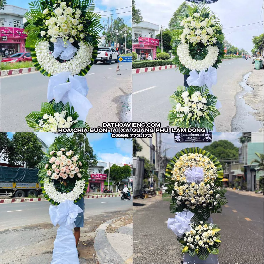 Mẫu hoa chia buồn tham khảo tại Xã Quảng Phú, Lâm Đồng