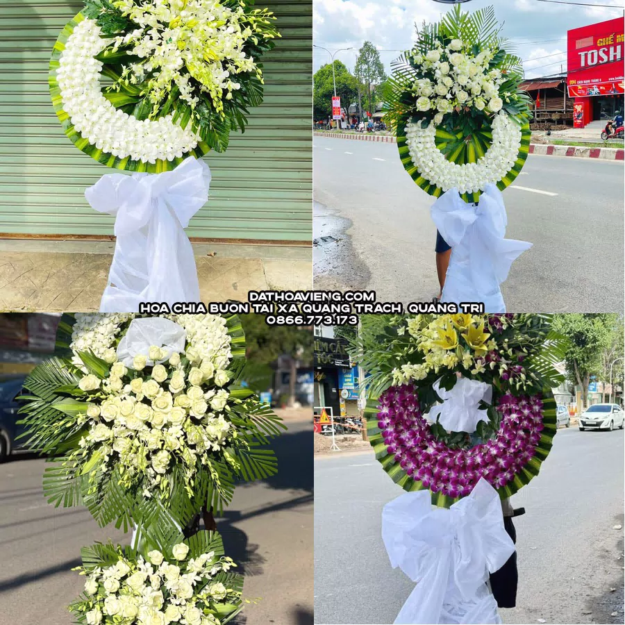 Mẫu hoa chia buồn tham khảo tại Xã Quảng Trạch, Quảng Trị