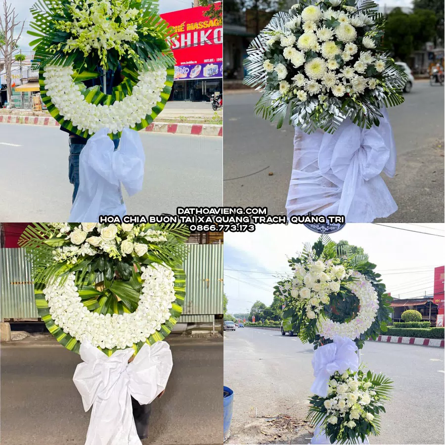 Mẫu hoa chia buồn tham khảo tại Xã Quảng Trạch, Quảng Trị