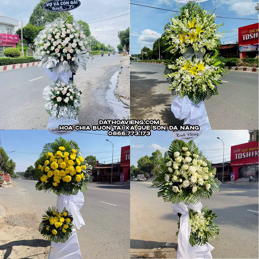 Mẫu hoa chia buồn tham khảo tại Xã Quế Sơn, Đà Nẵng