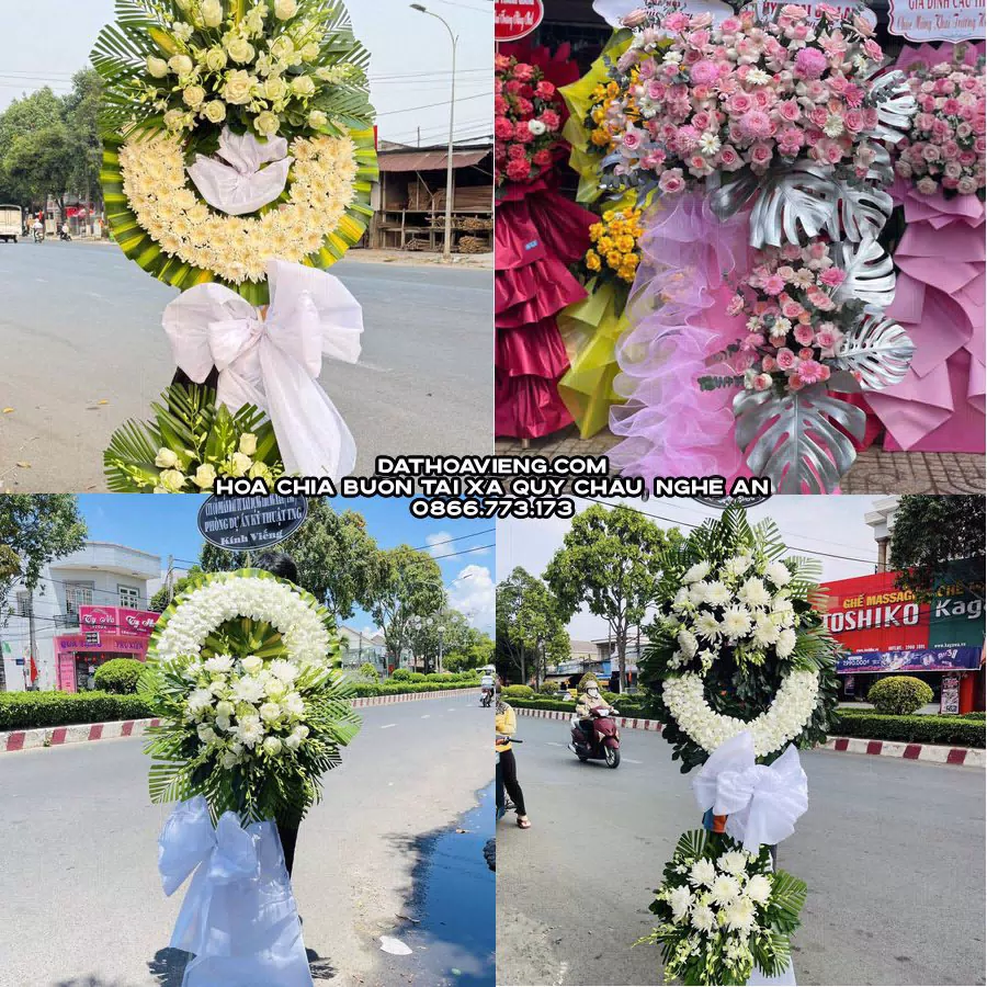 Mẫu hoa chia buồn tham khảo tại Xã Quỳ Châu, Nghệ An