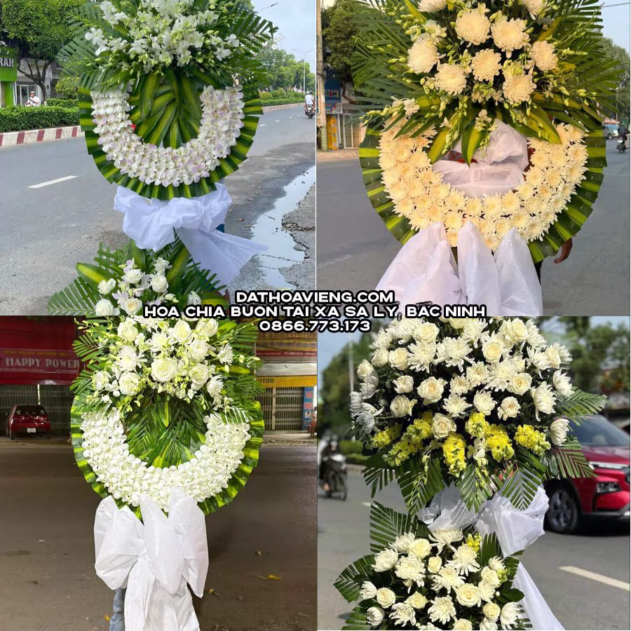 Mẫu hoa chia buồn tham khảo tại Xã Sa Lý, Bắc Ninh