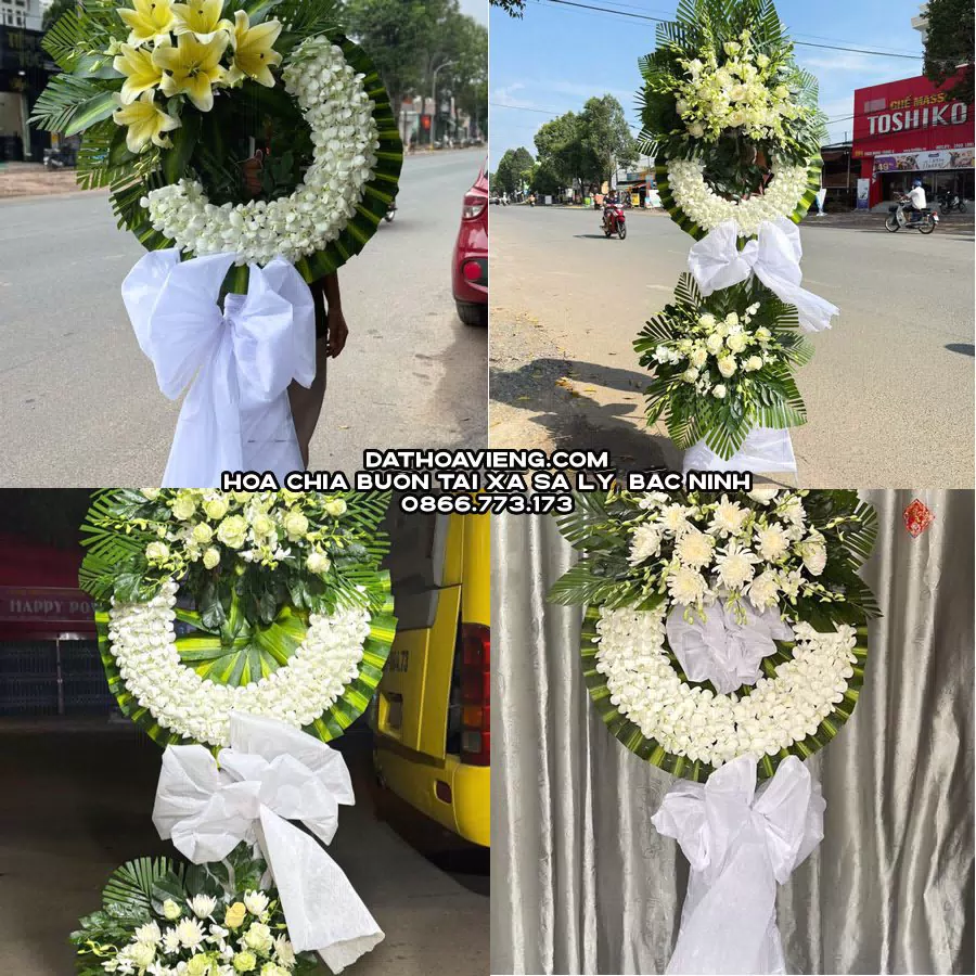 Mẫu hoa chia buồn tham khảo tại Xã Sa Lý, Bắc Ninh
