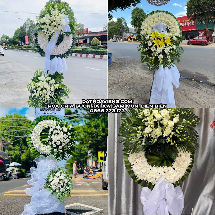 Mẫu hoa chia buồn tham khảo tại Xã Sam Mứn, Điện Biên