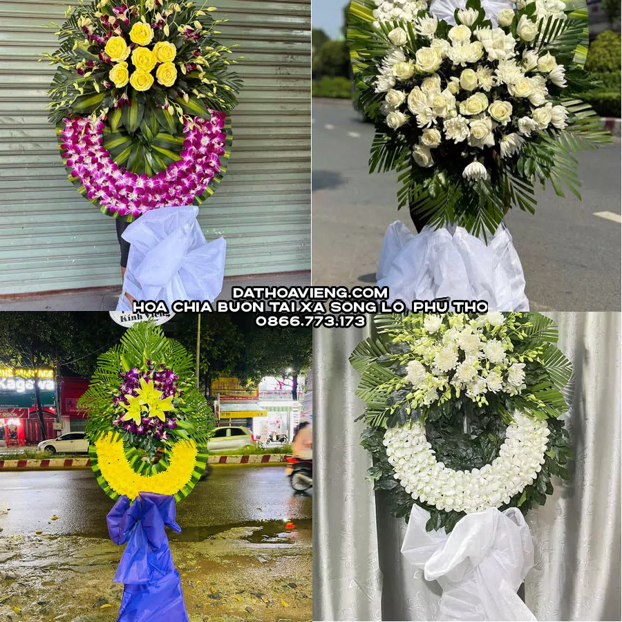 Mẫu hoa chia buồn tham khảo tại Xã Sông Lô, Phú Thọ