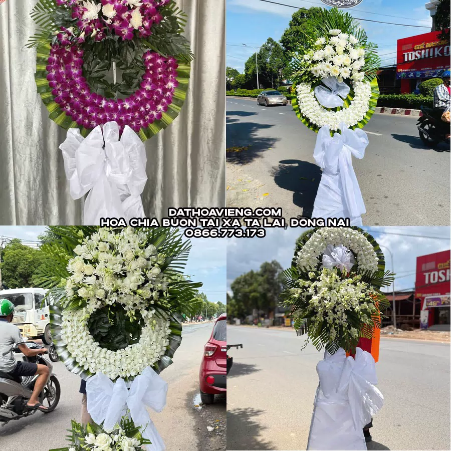 Mẫu hoa chia buồn tham khảo tại Xã Tà Lài, Đồng Nai