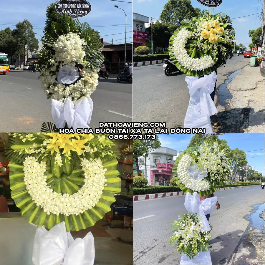 Mẫu hoa chia buồn tham khảo tại Xã Tà Lài, Đồng Nai