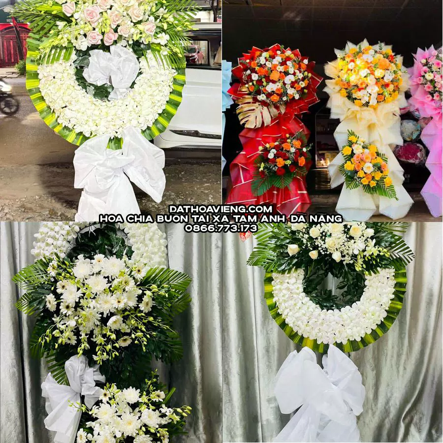 Mẫu hoa chia buồn tham khảo tại Xã Tam Anh, Đà Nẵng