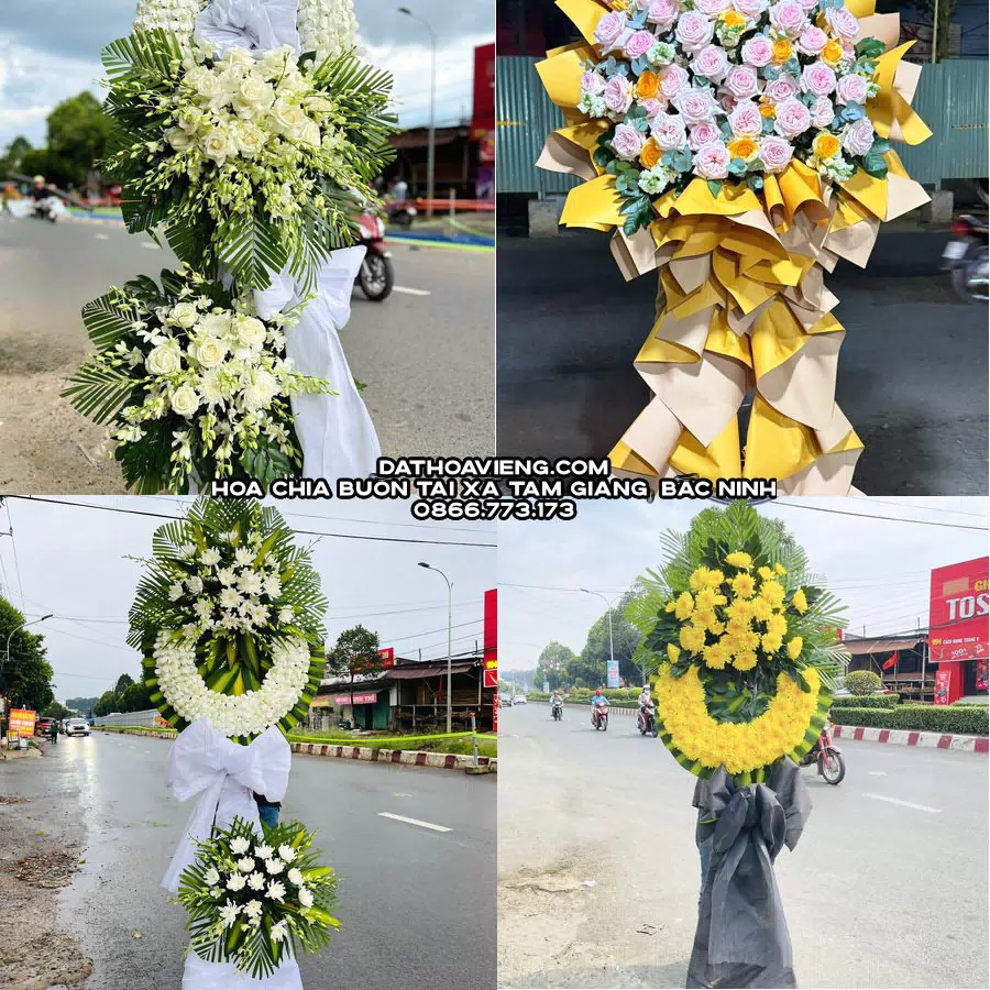 Mẫu hoa chia buồn tham khảo tại Xã Tam Giang, Bắc Ninh