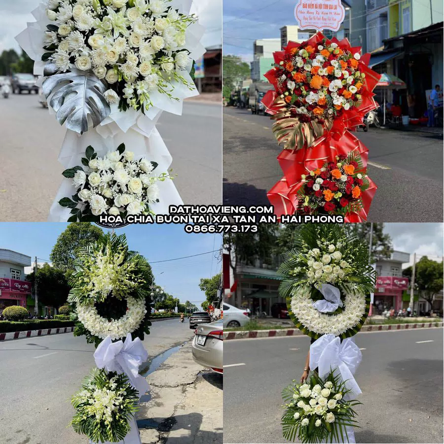 Mẫu hoa chia buồn tham khảo tại Xã Tân An, Hải Phòng