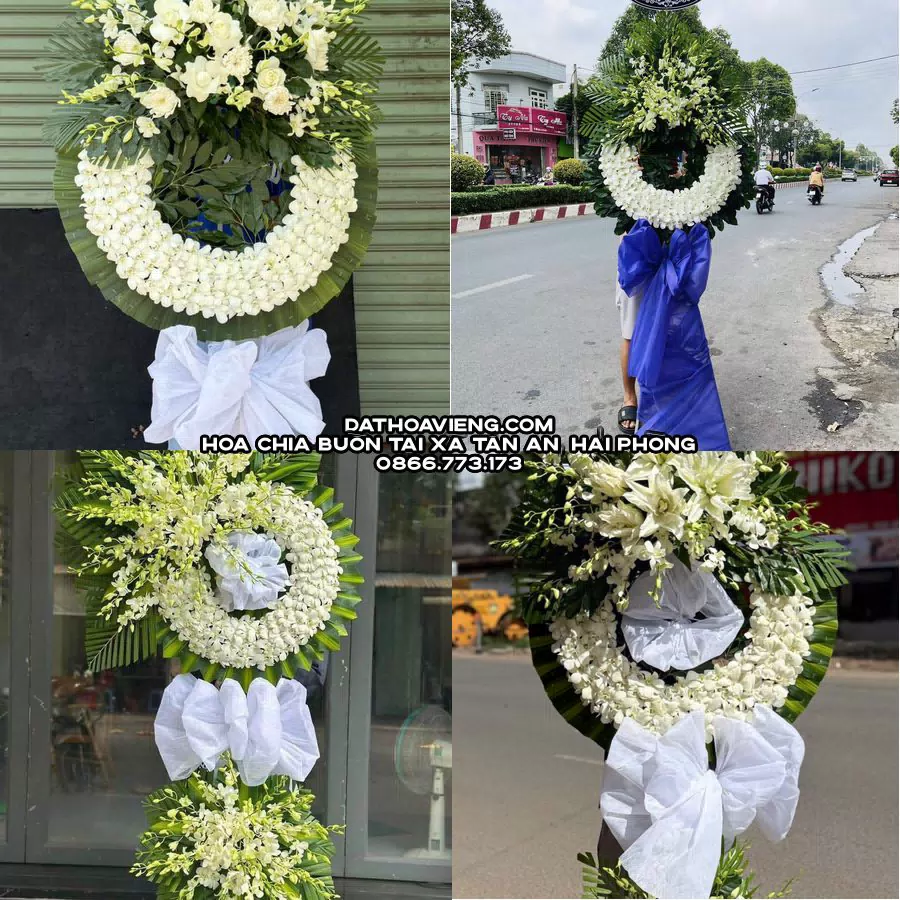 Mẫu hoa chia buồn tham khảo tại Xã Tân An, Hải Phòng