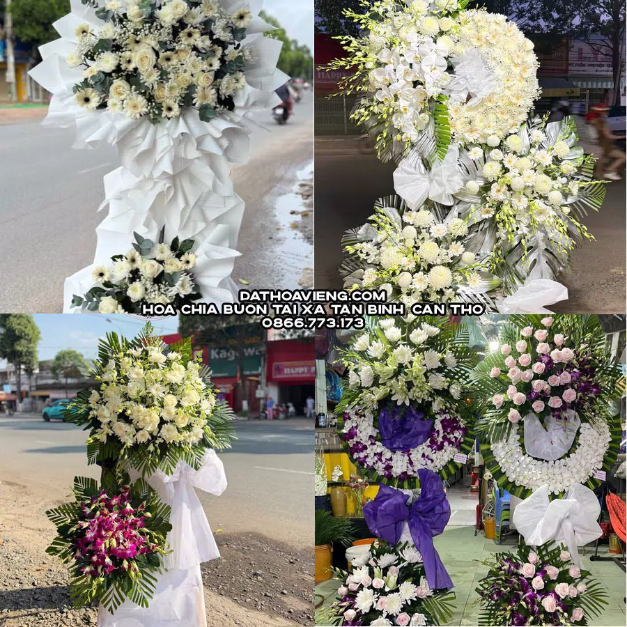 Mẫu hoa chia buồn tham khảo tại Xã Tân Bình, Cần Thơ