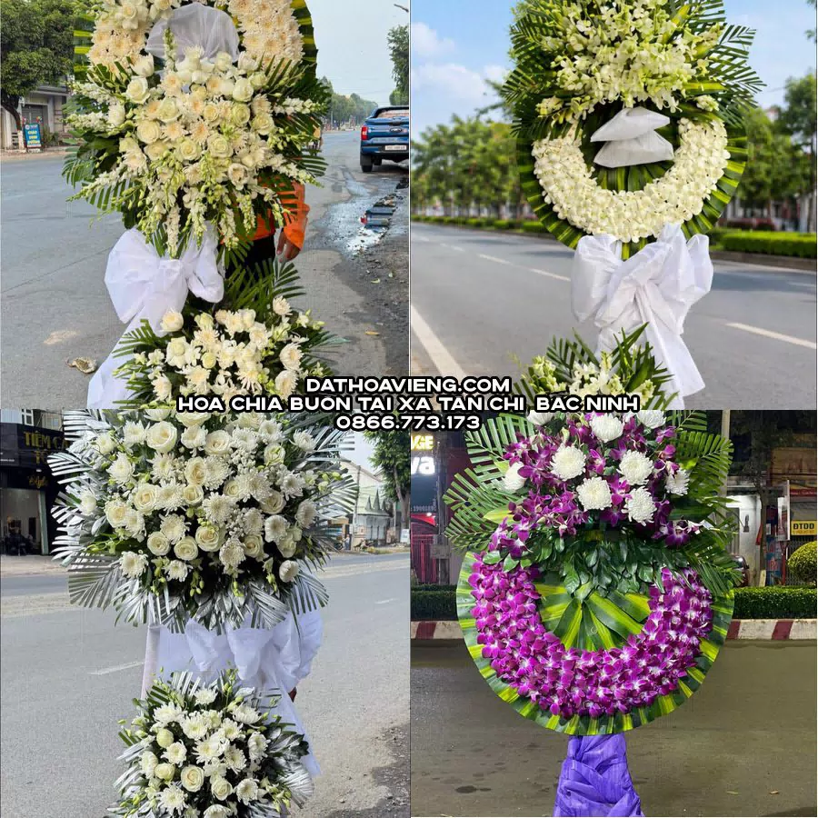 Mẫu hoa chia buồn tham khảo tại Xã Tân Chi, Bắc Ninh