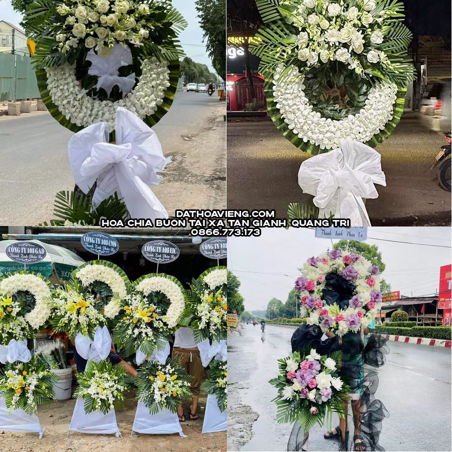 Mẫu hoa chia buồn tham khảo tại Xã Tân Gianh, Quảng Trị